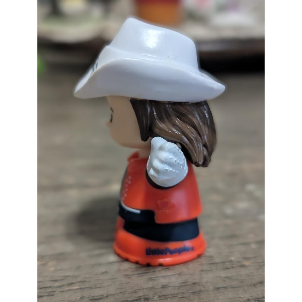 Fisher Price Little People Denver Broncos Cheerleader Fan Girl NFL Cowboy Hat - Picture 2 of 6